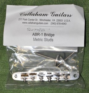 ABR-1 Bridge with Metric Studs & Thumbwheels ― Guitar-Supply.ru