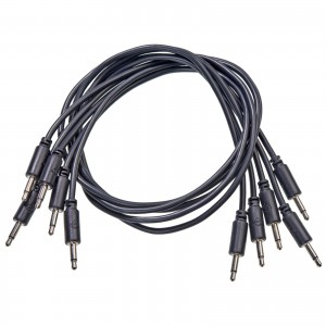 BMM patch cables, black, 9cm. ― Guitar-Supply.ru