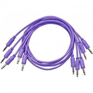 BMM patch cables, violet, 9cm. ― Guitar-Supply.ru