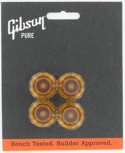 Ручки потенциометров Gibson Tophat, янтарь ― Guitar-Supply.ru