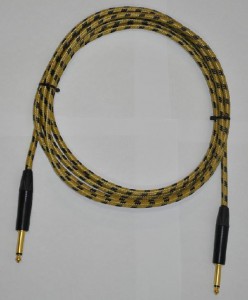 Инструментальный кабель Sommer Classique, коричнево-желтый, 3м. ― Guitar-Supply.ru