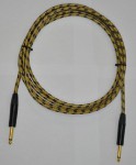 Инструментальный кабель Sommer Classique, коричнево-желтый, 3м.