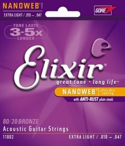 Elixir Nanoweb Acoustic 80/20 Bronze 10-47 ― Guitar-Supply.ru