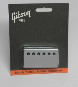 Крышка звукоснимателя Gibson, нэк, хром. ― Guitar-Supply.ru
