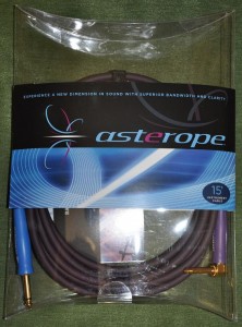 Asterope purple gold A-S jacks, 15' ― Guitar-Supply.ru
