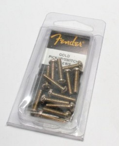 Fender Pickup/Switch Screws, золото. ― Guitar-Supply.ru
