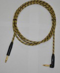 Инструментальный кабель Sommer Classique, коричнево-желтый, 3м.