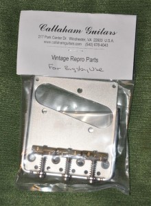 Vintage Tele bridge for Bigsby use, brass saddles. ― Guitar-Supply.ru