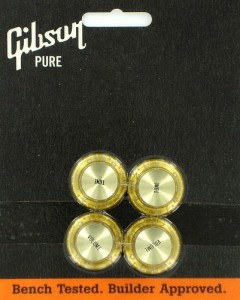 Ручки потенциометров Gibson Top Hat, золото/золото. ― Guitar-Supply.ru